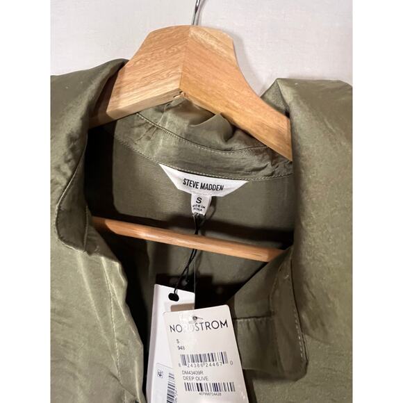 NWT Steve Madden Tie Front Wide Leg‎ Jumpsuit S - Picture 3 of 7